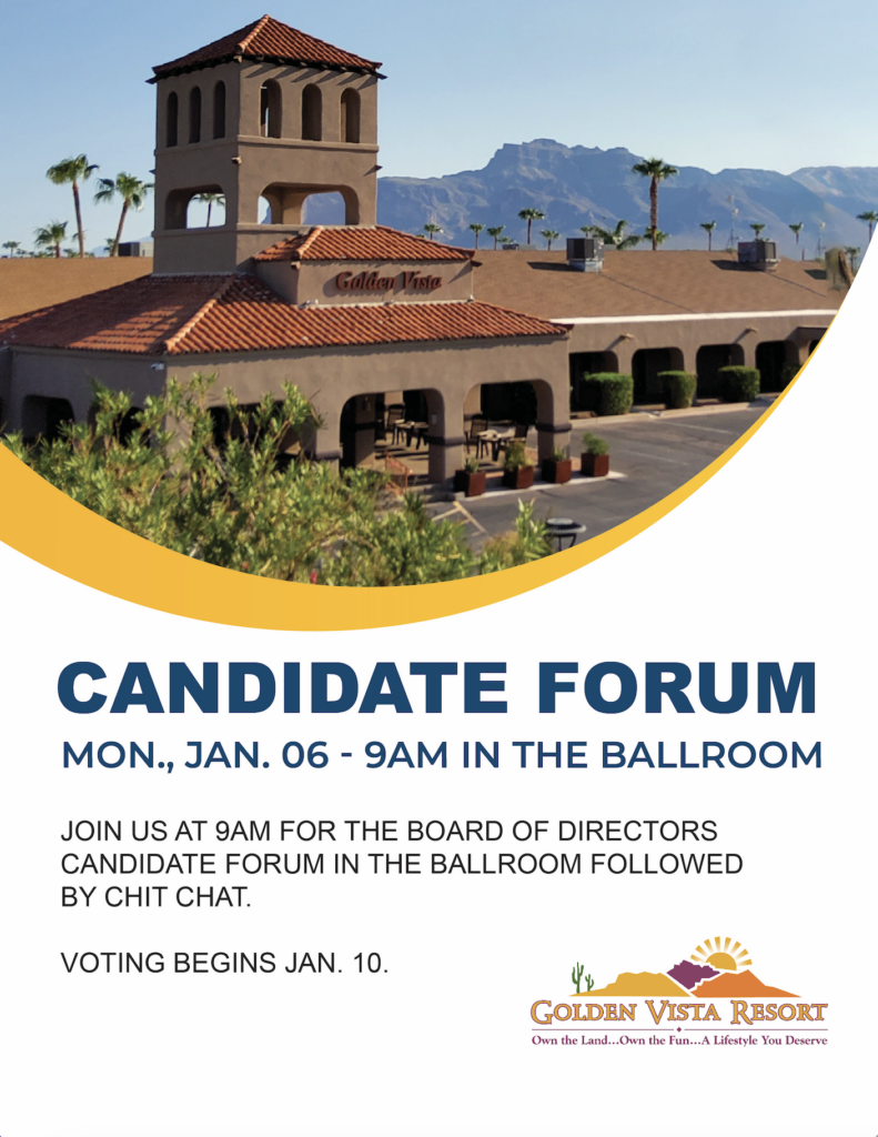 Candidate Forum Flyer